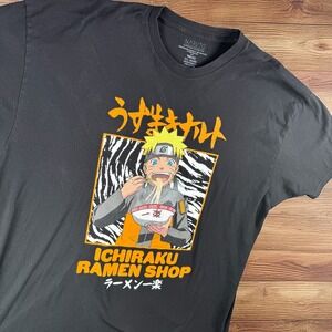 Naruto T Shirt Men 3XL Shippuden Ichiraku Ramen Shop‎ Anime Manga Graphic